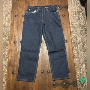 Levi's Dark Blue Straight Jeans